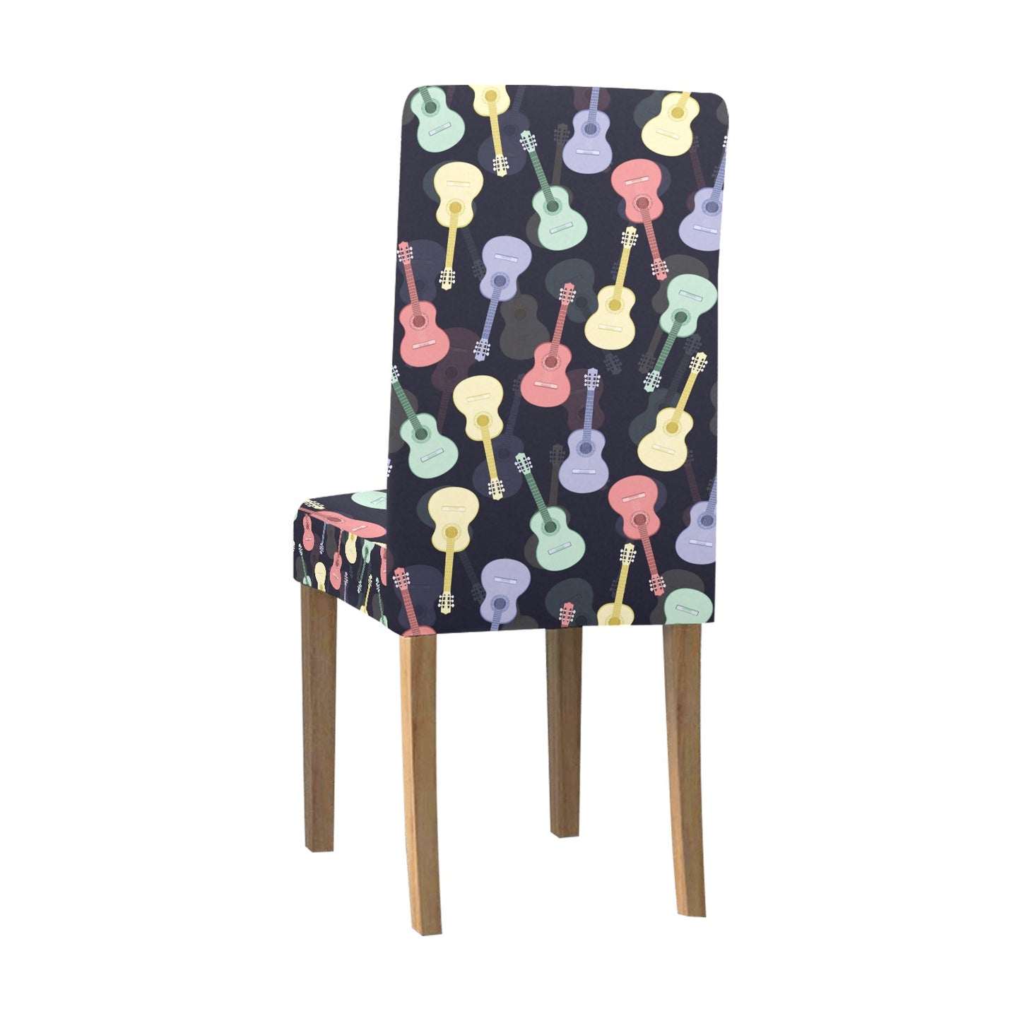 Acoustic Guitar Print Design LKS401 Dining Chair Slipcover