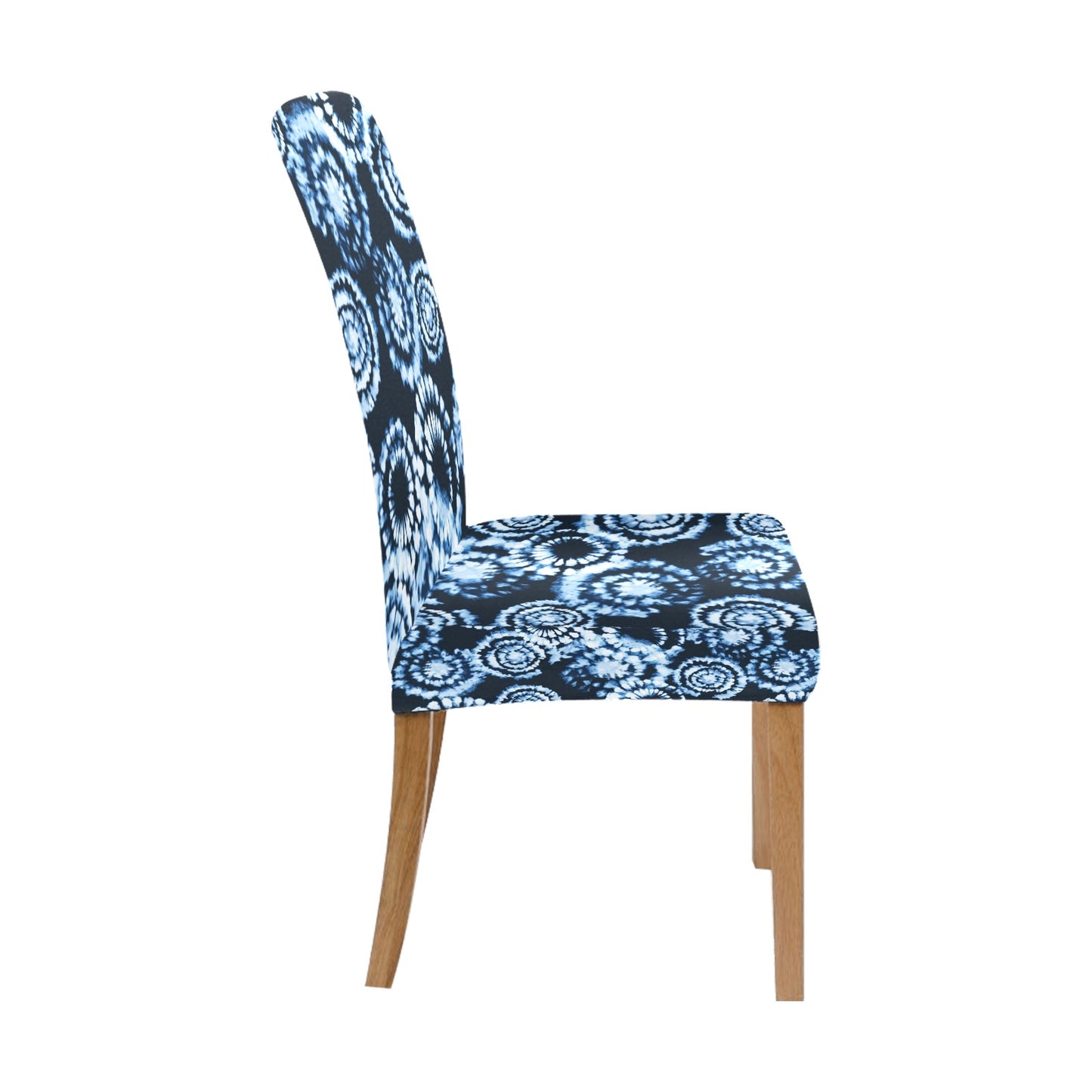 Tie Dye Dark Blue Print Design LKS306 Dining Chair Slipcover