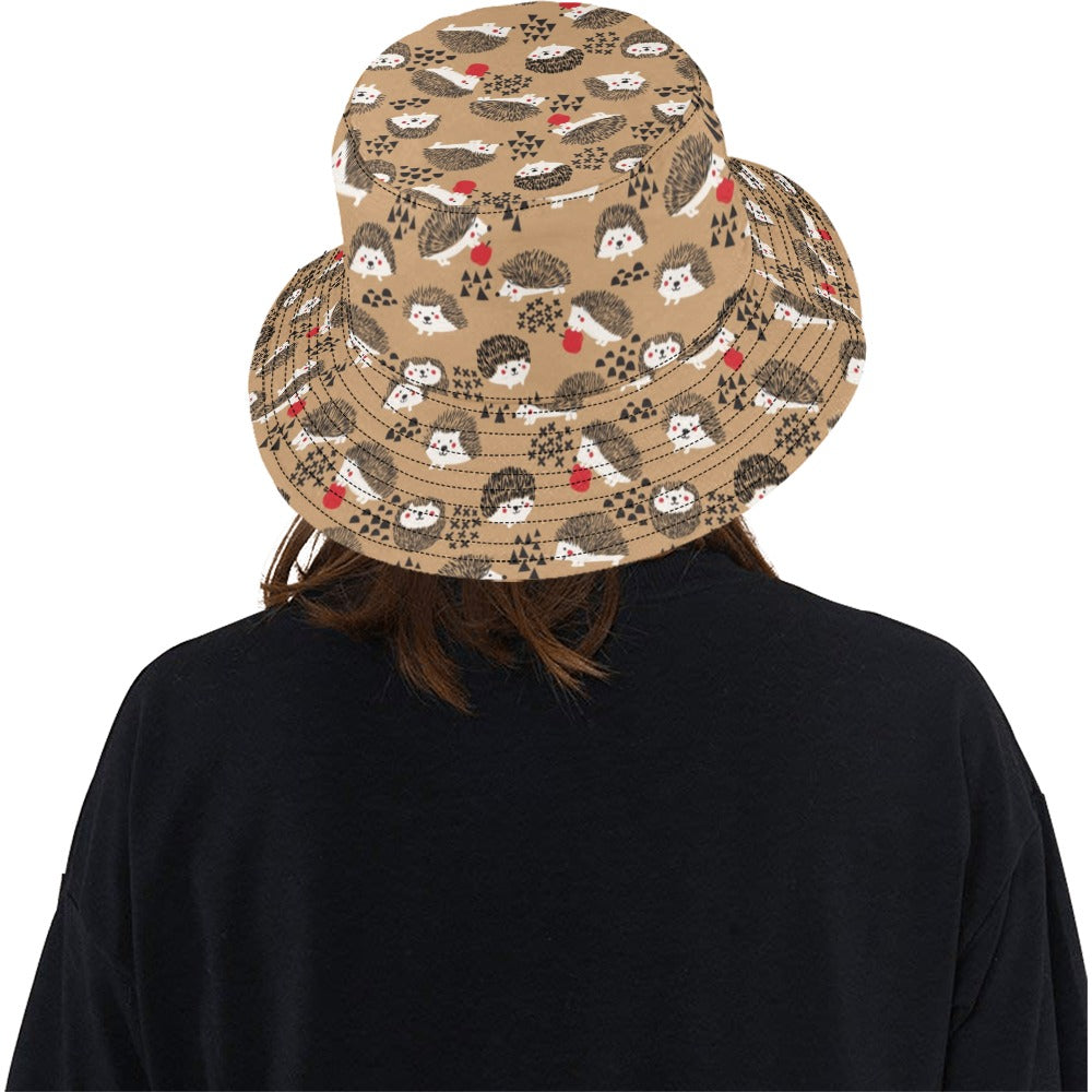 Hedgehog Print Design LKS403 Unisex Bucket Hat