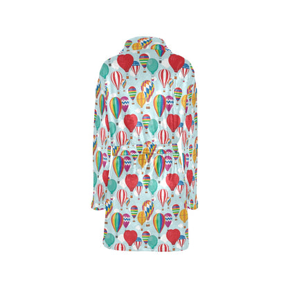 Ballon Pattern Print Design 07 Women's Fleece Robe
