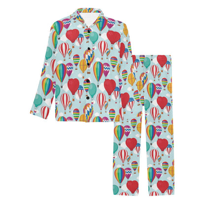 Ballon Pattern Print Design 07 Men's Long Pajama Set