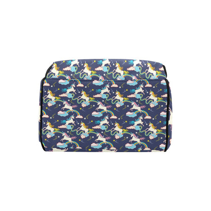 Unicorn Print Design LKS304 Diaper Bag Backpack