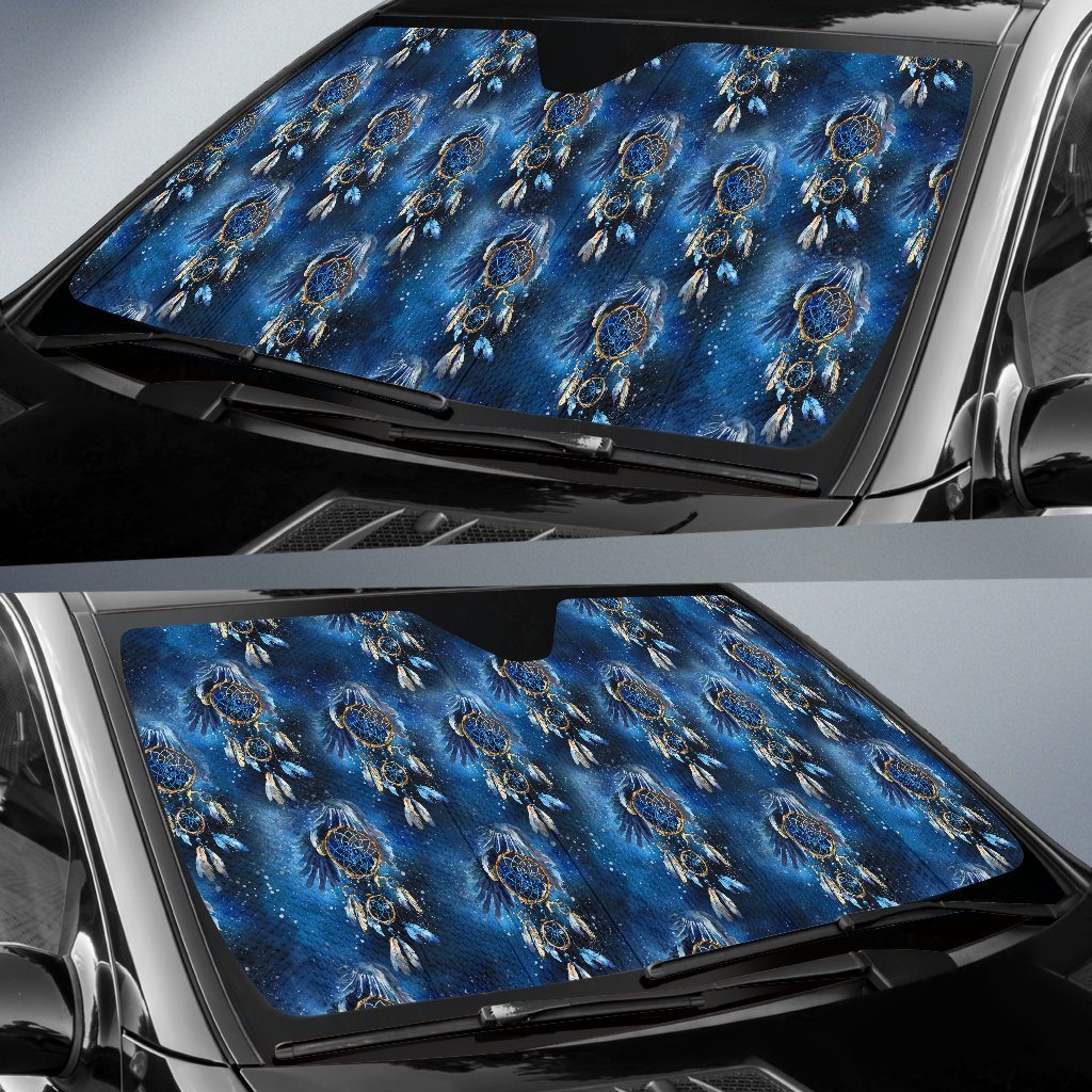 Eagles Dream Catcher Themed Car Sun Shade For Windshield