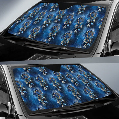 Eagles Dream Catcher Themed Car Sun Shade For Windshield