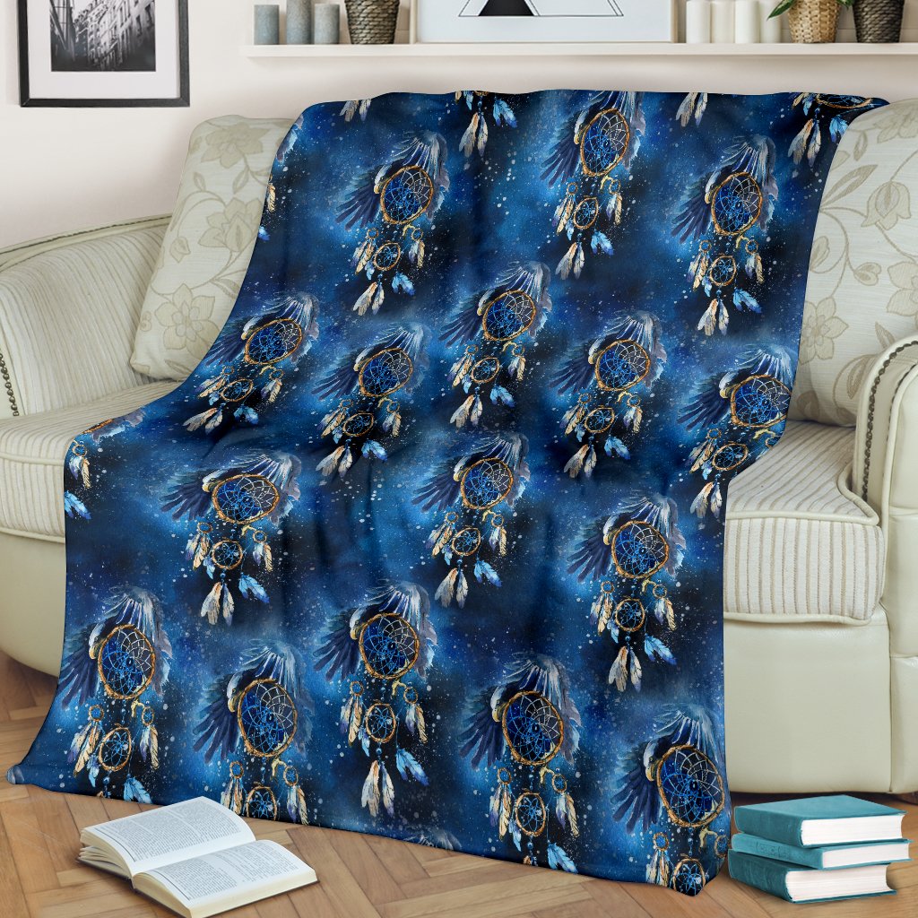 Eagles Dream Catcher Themed Fleece Blanket