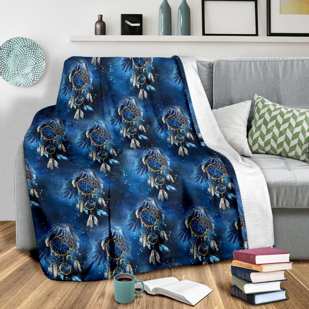 Eagles Dream Catcher Themed Fleece Blanket