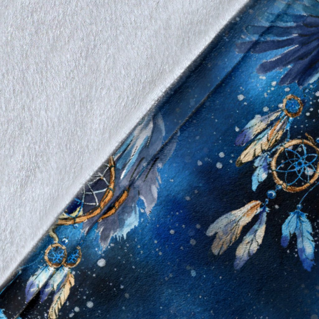 Eagles Dream Catcher Themed Fleece Blanket