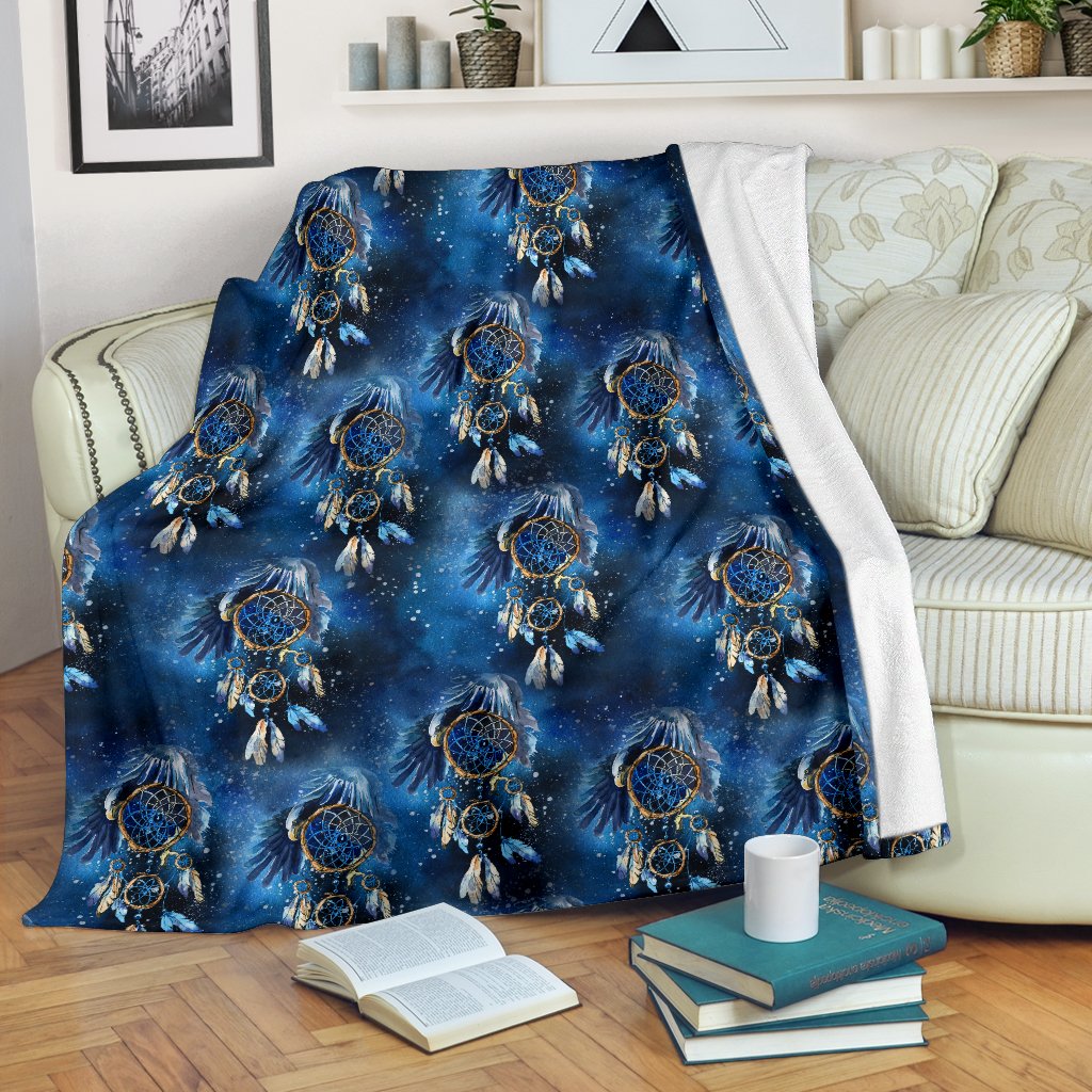 Eagles Dream Catcher Themed Fleece Blanket