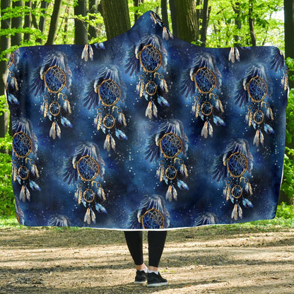 Eagles Dream Catcher Themed Hooded Blanket-JTAMIGO.COM