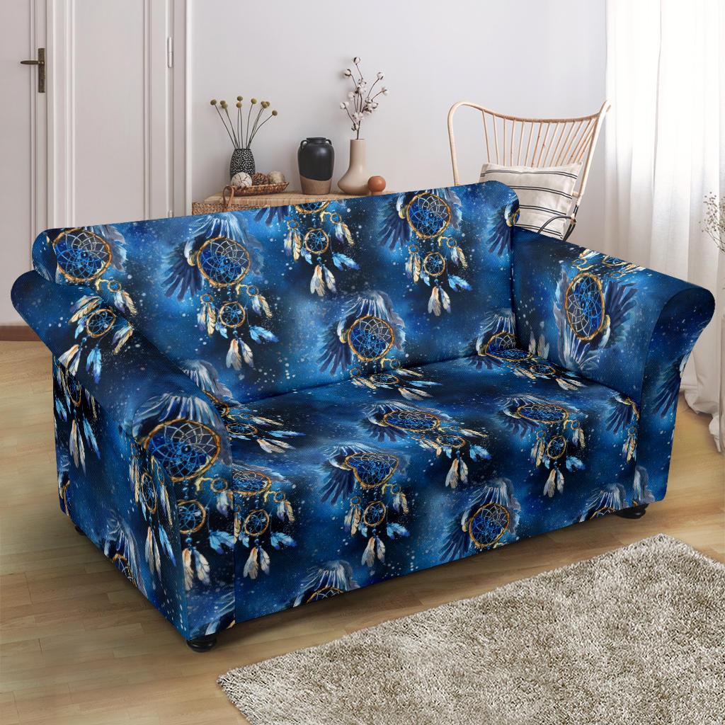 Eagles Dream Catcher Themed Loveseat Slipcover-JTAMIGO.COM