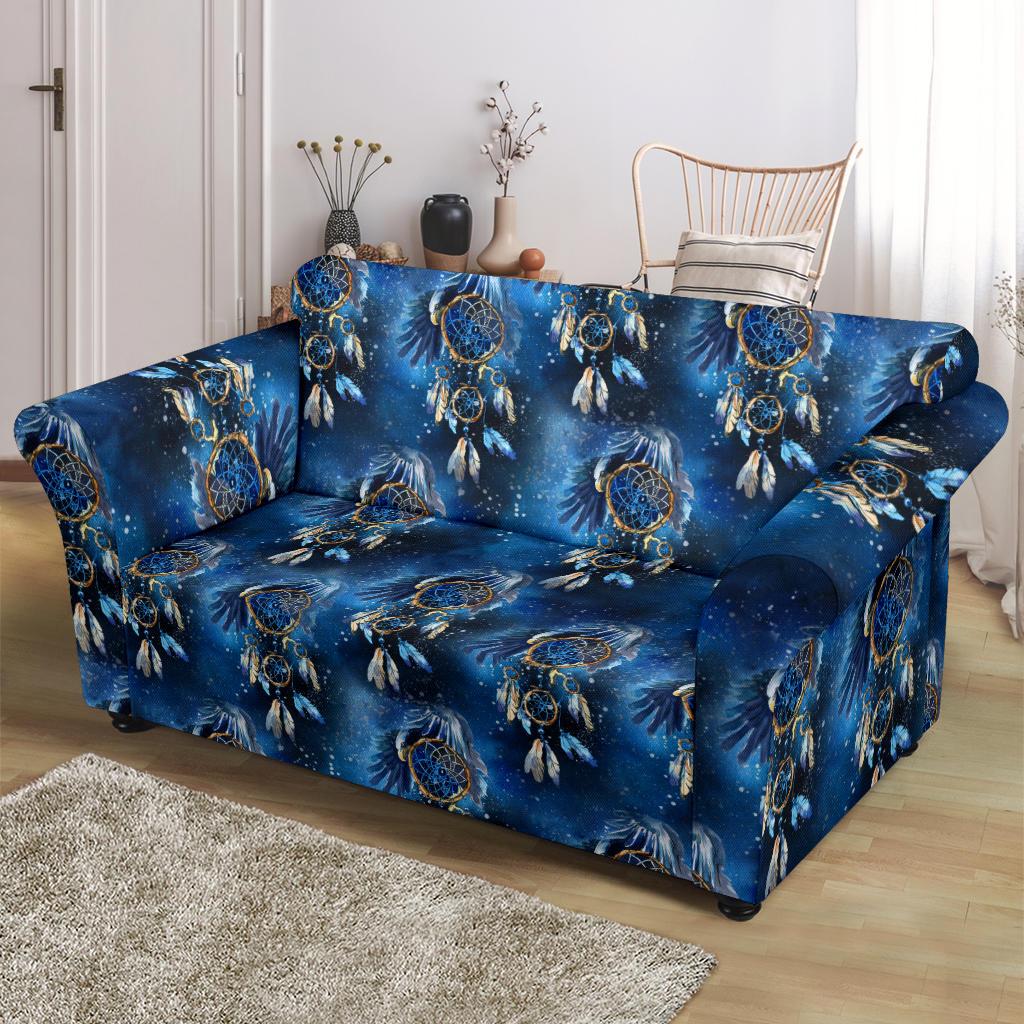 Eagles Dream Catcher Themed Loveseat Slipcover-JTAMIGO.COM