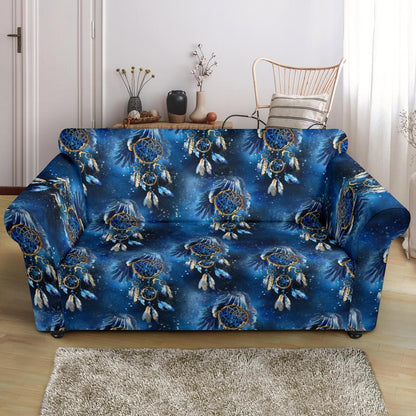 Eagles Dream Catcher Themed Loveseat Slipcover-JTAMIGO.COM