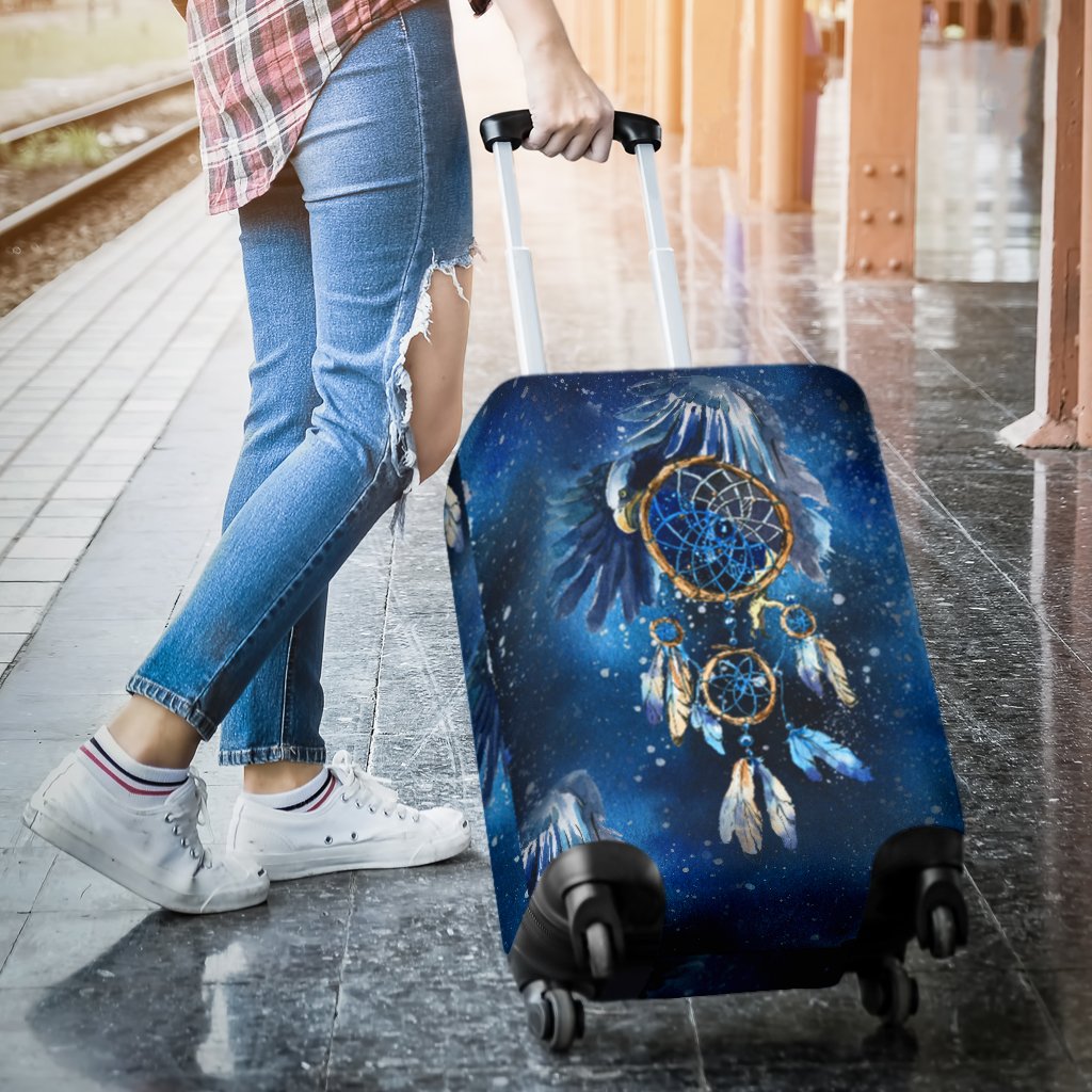 Eagles Dream Catcher Themed Luggage Cover Protector