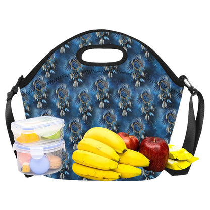 Eagles Dream Catcher Themed Neoprene Lunch Bag (Model 1669)(Large)-JTAMIGO.COM