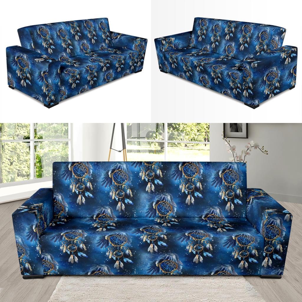 Eagles Dream Catcher Themed Sofa Slipcover-JTAMIGO.COM