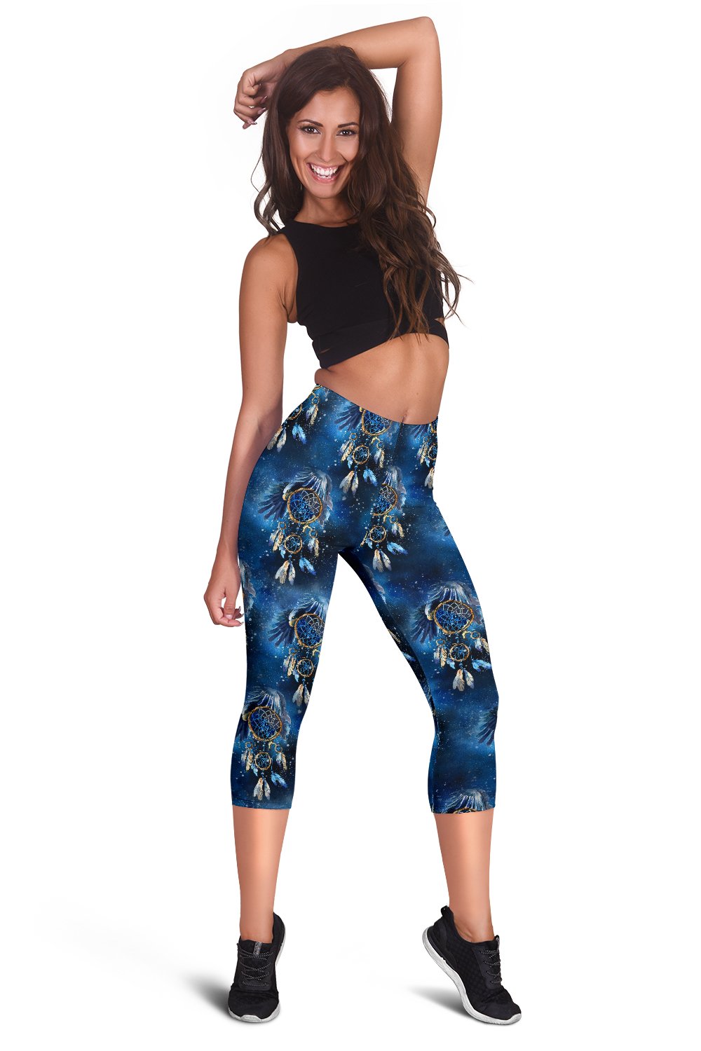 Eagles Dream Catcher Themed Women Capris