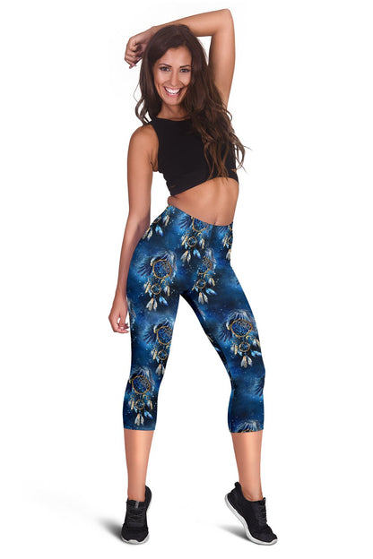 Eagles Dream Catcher Themed Women Capris