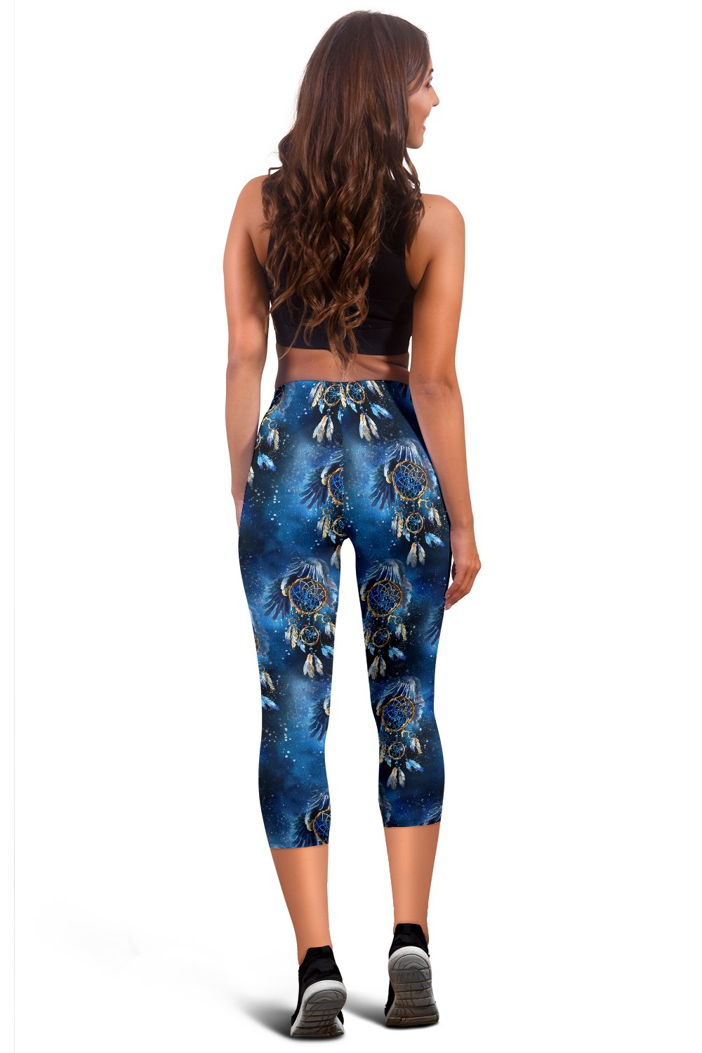 Eagles Dream Catcher Themed Women Capris
