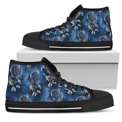 Eagles Dream Catcher Themed Women High Top Shoes