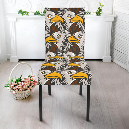 Eagles Head Pattern Dinning Chair Slipper-JTAMIGO.COM