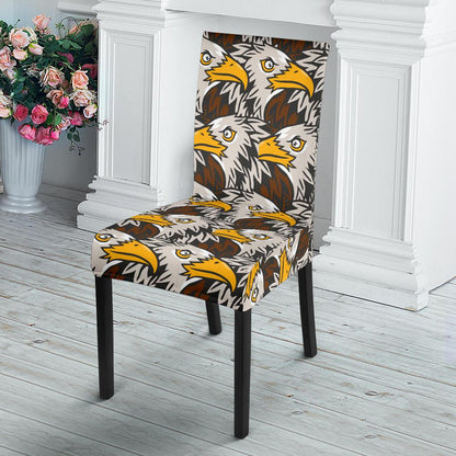 Eagles Head Pattern Dinning Chair Slipper-JTAMIGO.COM