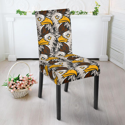 Eagles Head Pattern Dinning Chair Slipper-JTAMIGO.COM