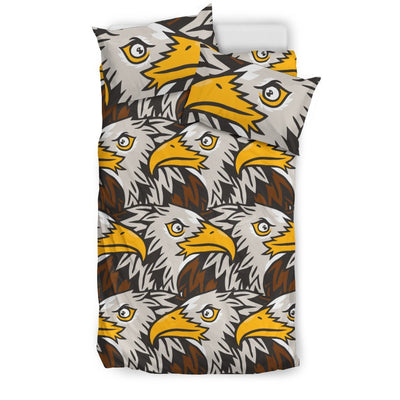 Eagles Head Pattern Duvet Cover Bedding Set