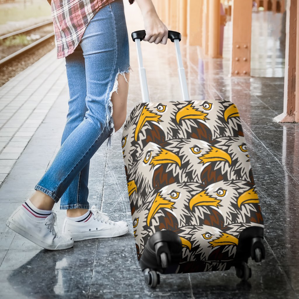 Eagles Head Pattern Luggage Cover Protector