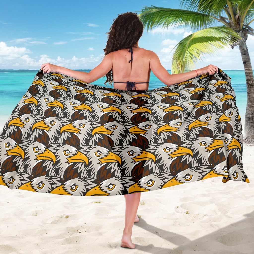 Eagles Head Pattern Sarong Pareo Wrap