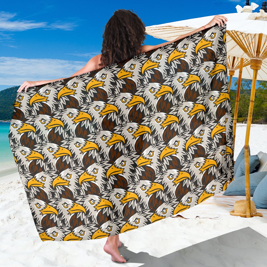 Eagles Head Pattern Sarong Pareo Wrap