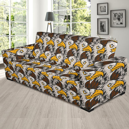 Eagles Head Pattern Sofa Slipcover-JTAMIGO.COM