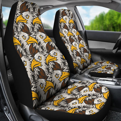 Eagles Head Pattern Universal Fit Car Seat Covers