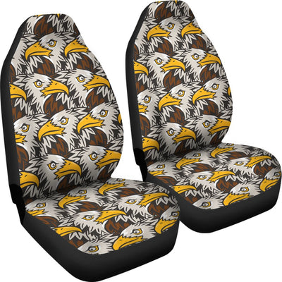 Eagles Head Pattern Universal Fit Car Seat Covers