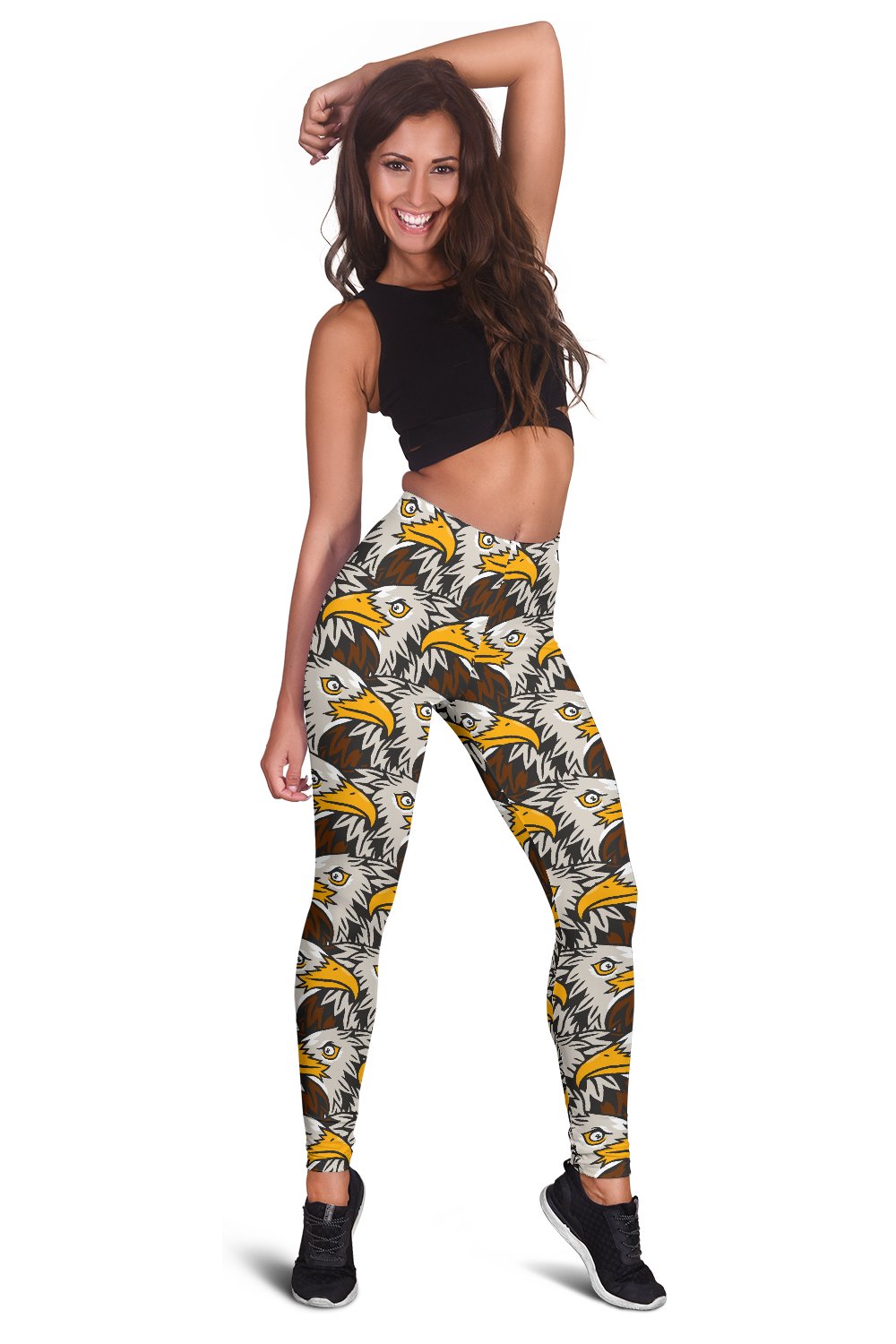 Eagles Head Pattern Women Leggings