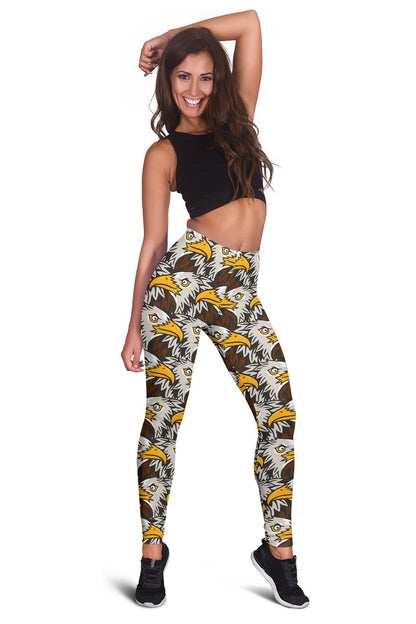 Eagles Head Pattern Women Leggings