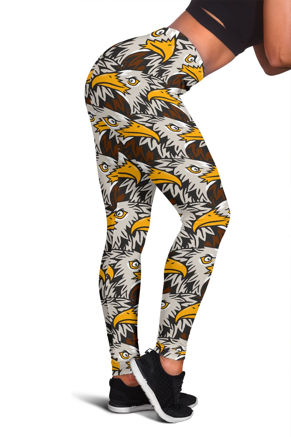 Eagles Head Pattern Women Leggings