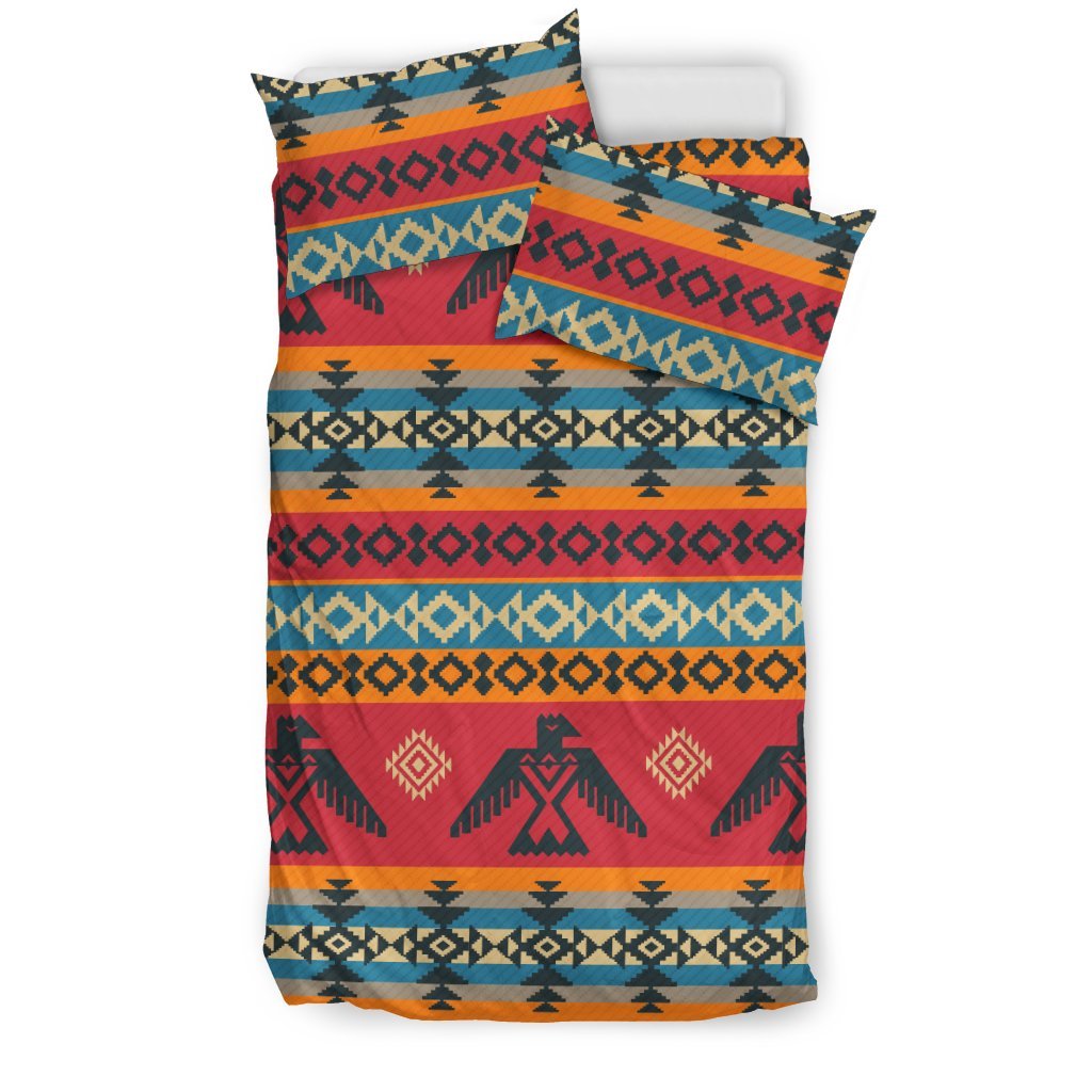 Eagles Native American Design Duvet Cover Bedding Set
