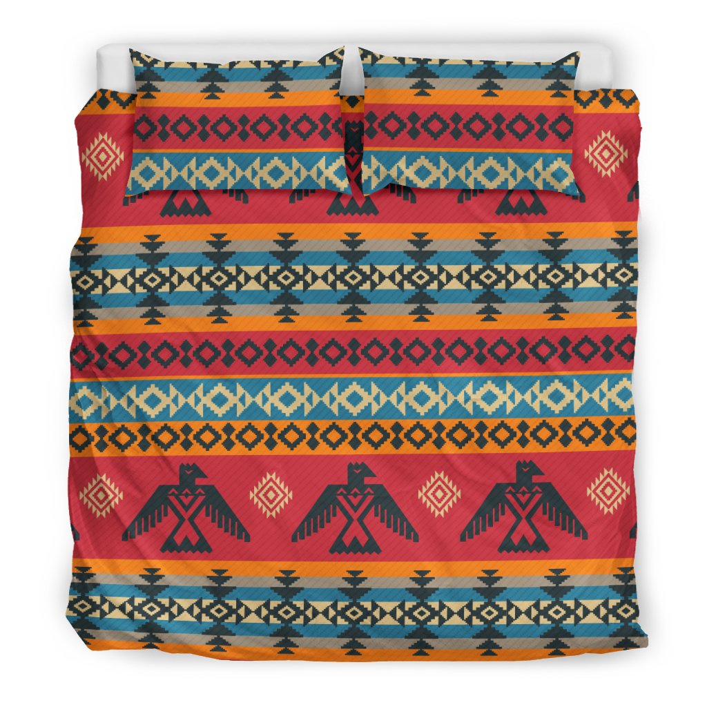 Eagles Native American Design Duvet Cover Bedding Set