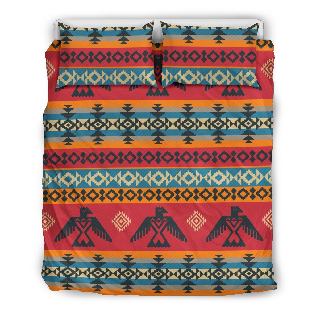 Eagles Native American Design Duvet Cover Bedding Set