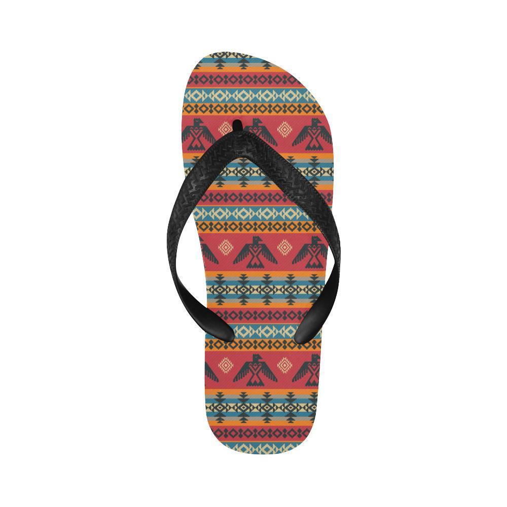 Eagles Native American Design Flip Flops-JTAMIGO.COM