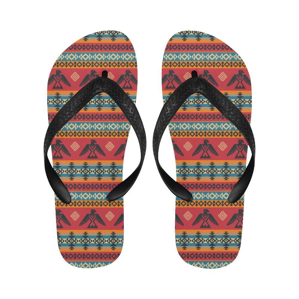 Eagles Native American Design Flip Flops-JTAMIGO.COM