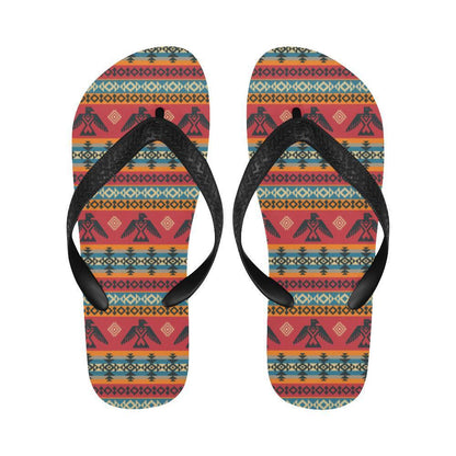 Eagles Native American Design Flip Flops-JTAMIGO.COM