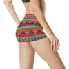 Eagles Native American Design High Waisted Spandex Shorts-JTAMIGO.COM