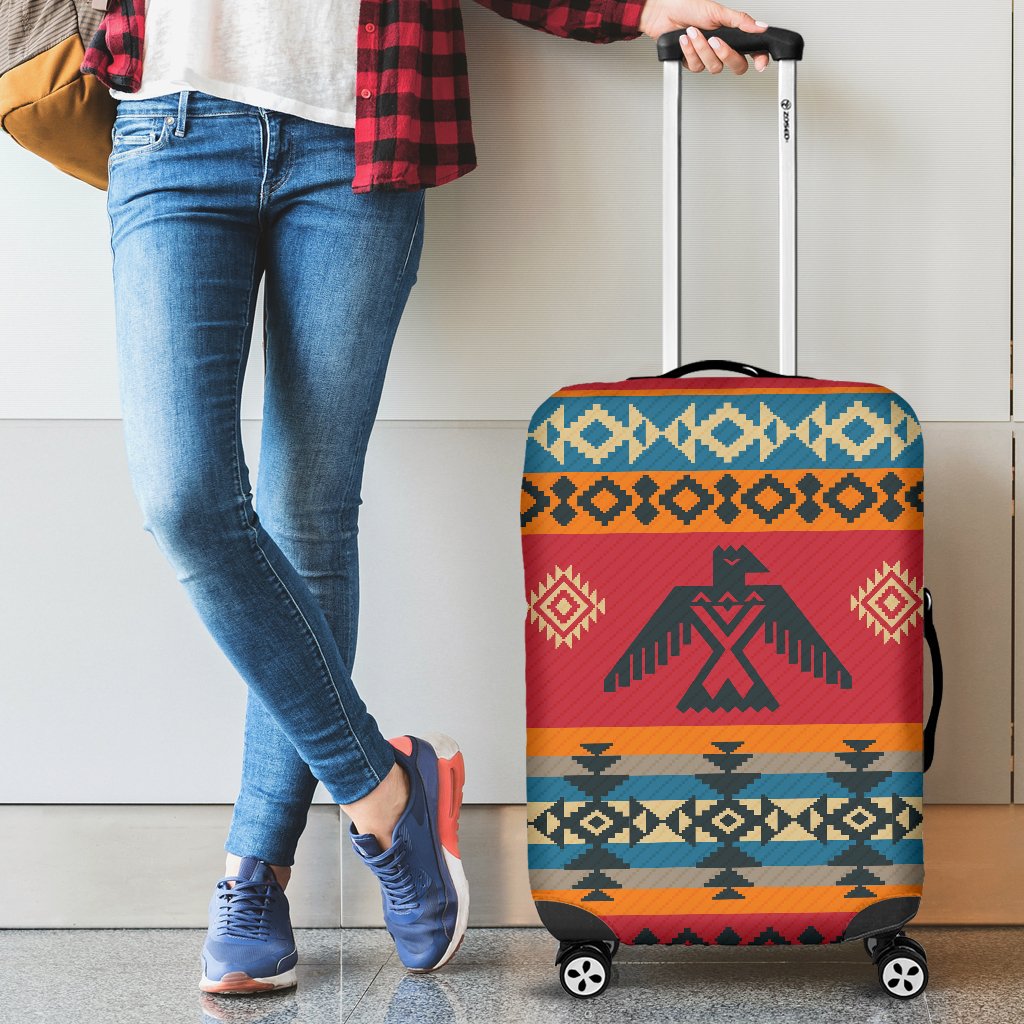 Eagles Native American Design Luggage Cover Protector