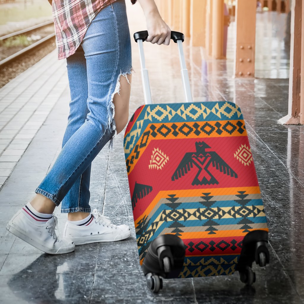 Eagles Native American Design Luggage Cover Protector