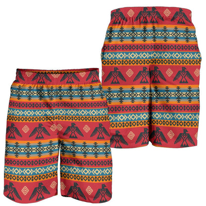 Eagles Native American Design Mens Shorts-JTAMIGO.COM