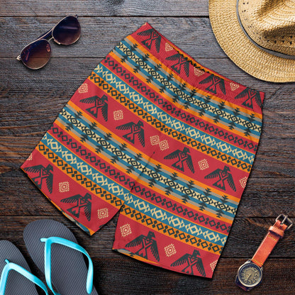 Eagles Native American Design Mens Shorts-JTAMIGO.COM