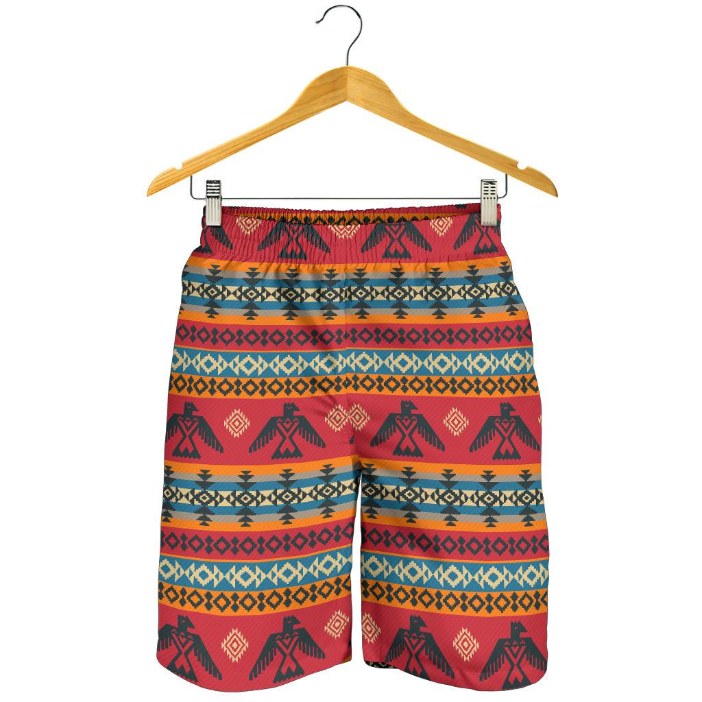 Eagles Native American Design Mens Shorts-JTAMIGO.COM