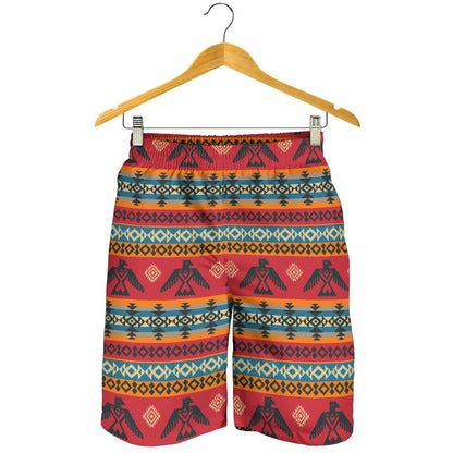 Eagles Native American Design Mens Shorts-JTAMIGO.COM