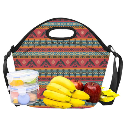 Eagles Native American Design Neoprene Lunch Bag (Model 1669)(Large)-JTAMIGO.COM